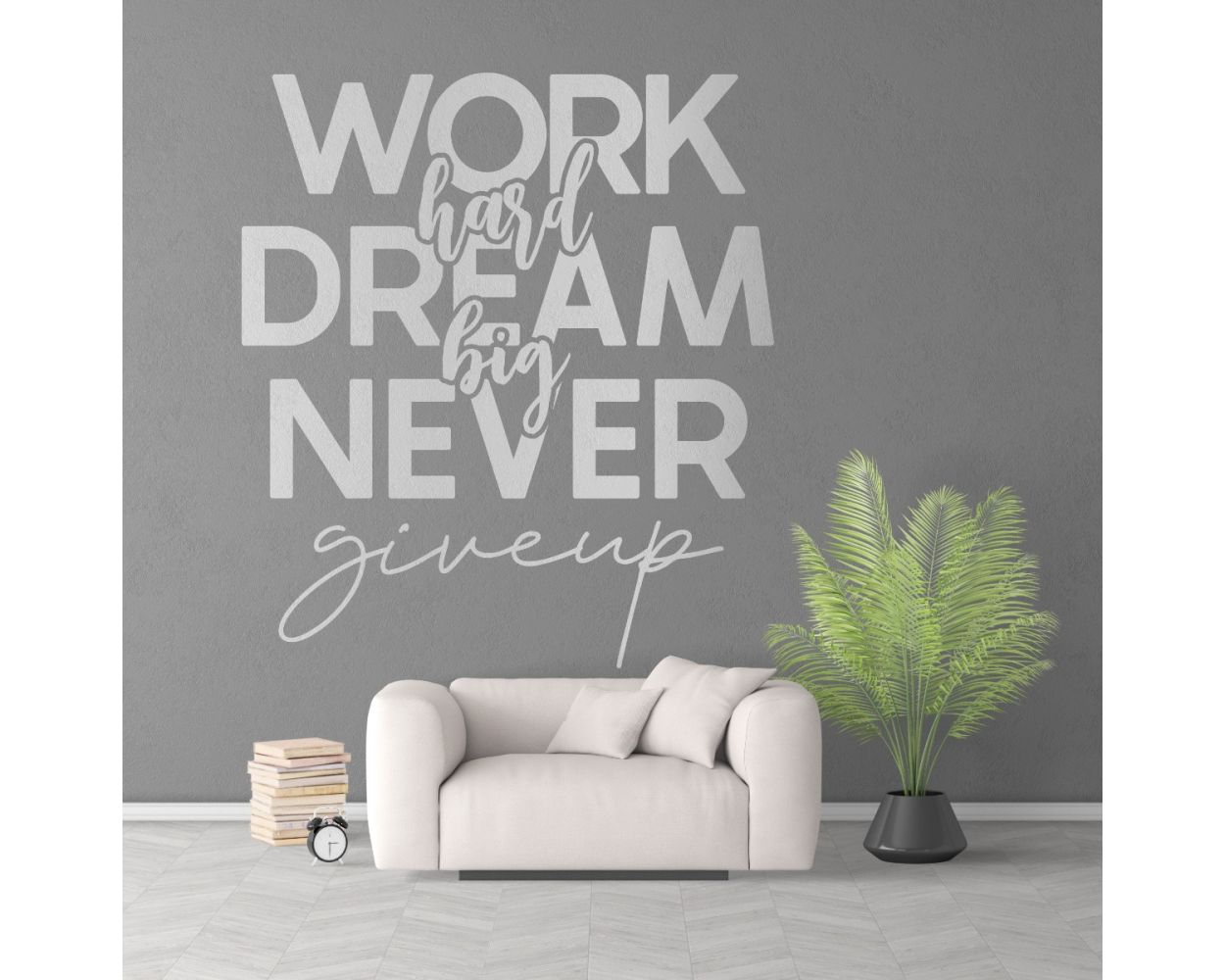 Dream Big Motivational Workplace Quotes Wall Stickers
