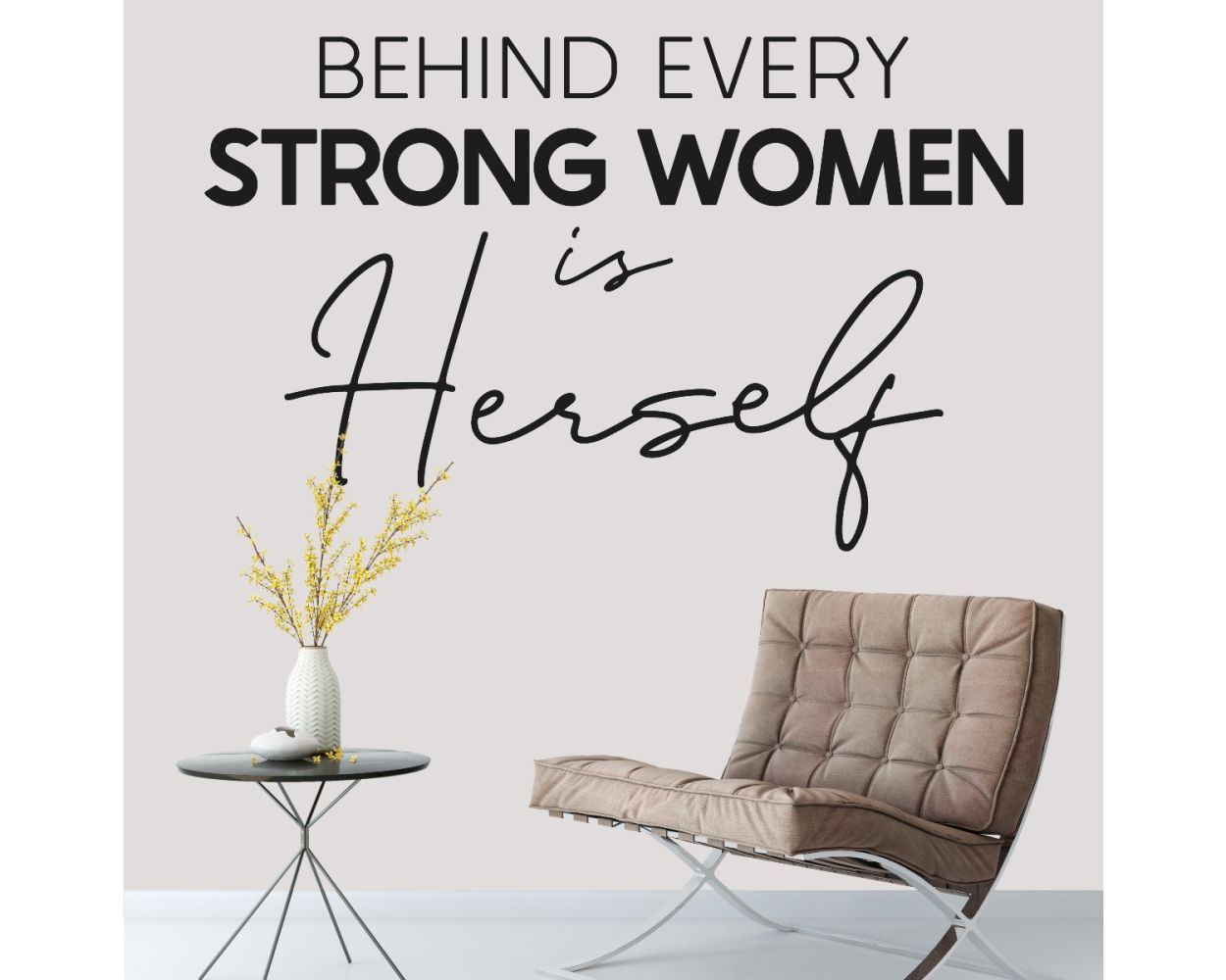 Best Strong Women Motivational Workplace Quote Vinyl Wall Decals. shop now