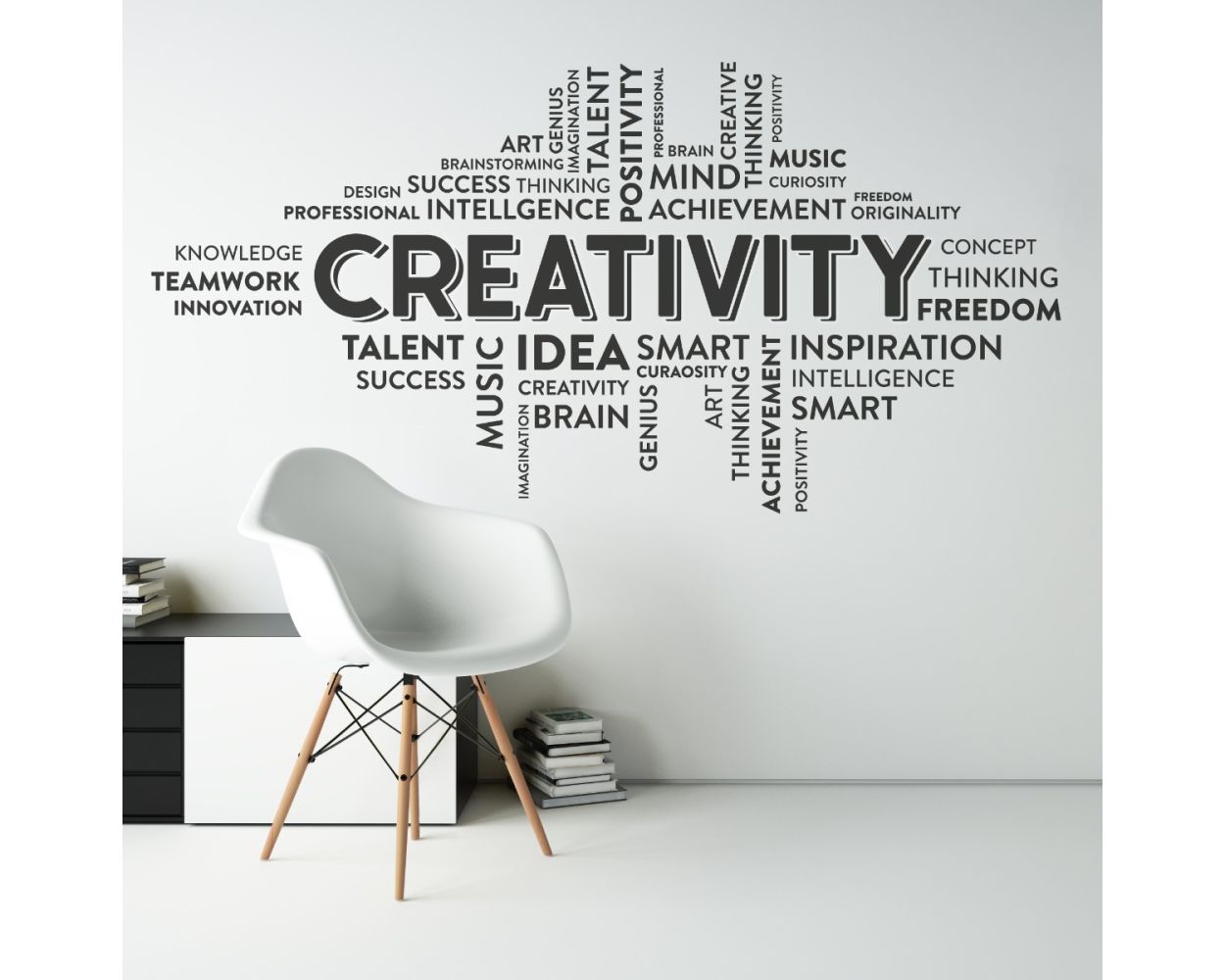 Creativity Motivational Workplace Quote Vinyl Wall Stickers for Office wall decor