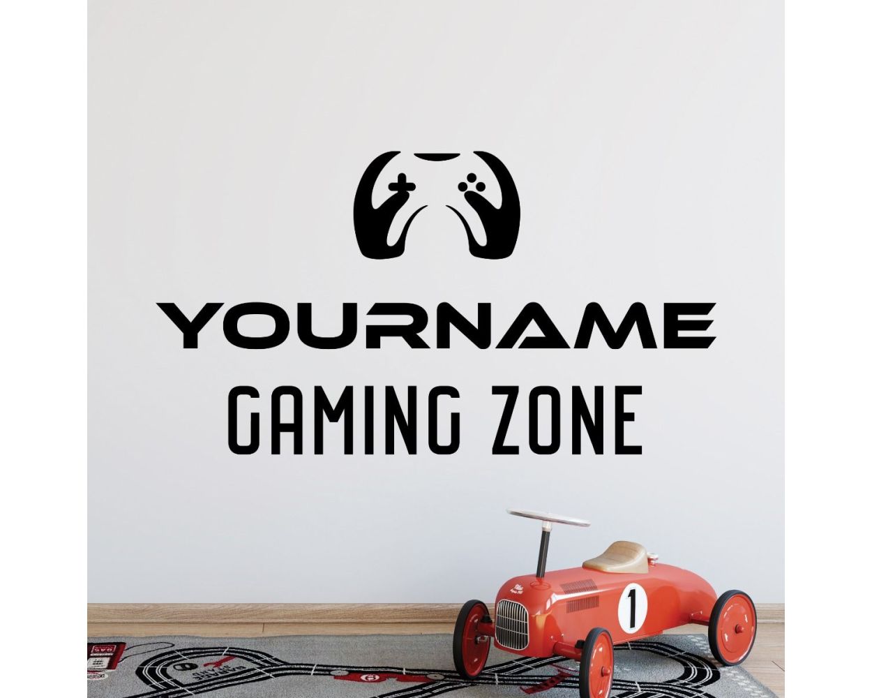 Personalised wall decals for boys room