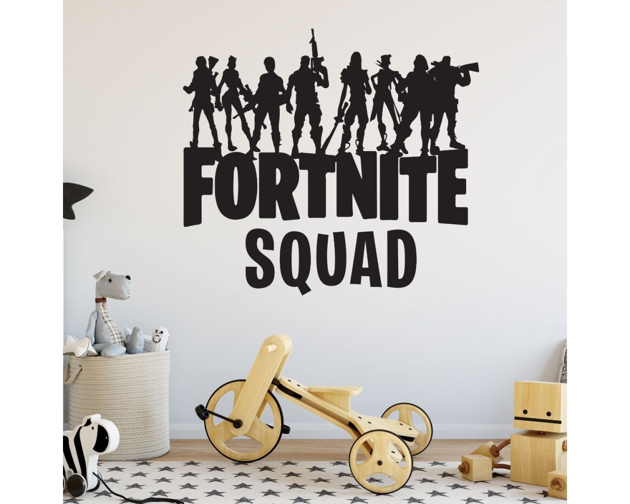 Fortnite Squad Wall Decals for Boys Gaming Room, Wall Stickers for Kids Bedroom