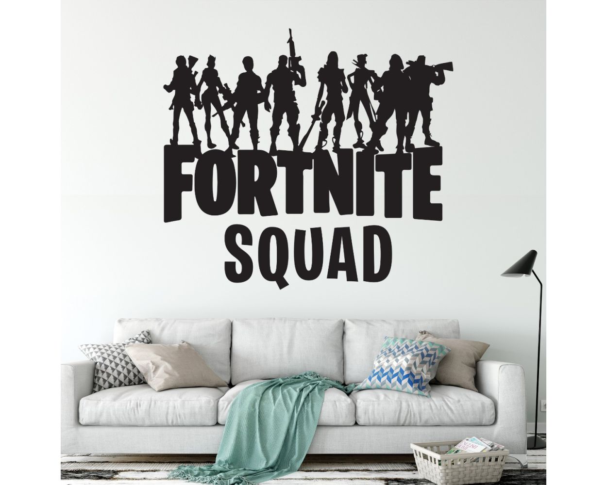 Fortnite Squad Wall Stickers for Kids Bedroom