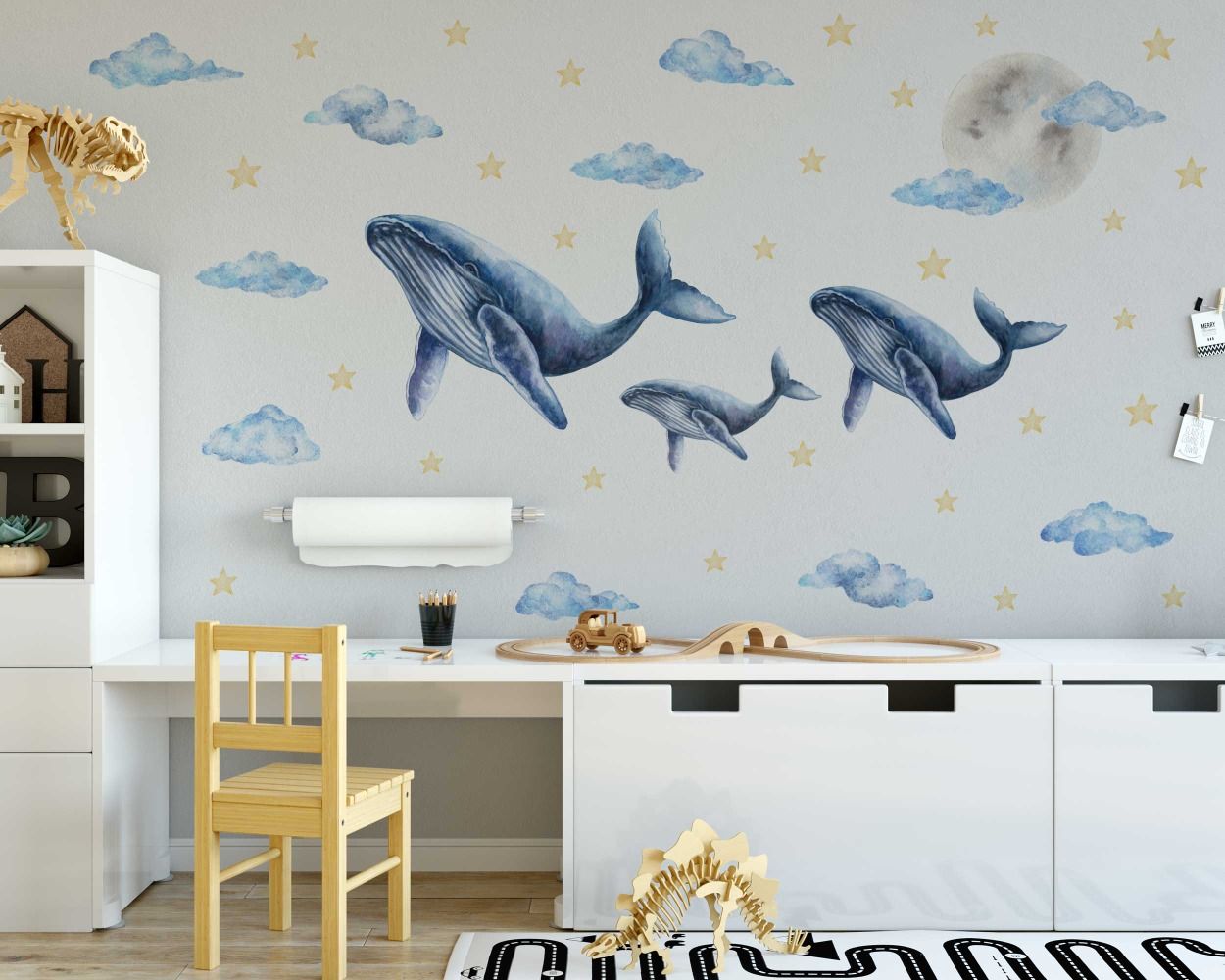 large whale decal