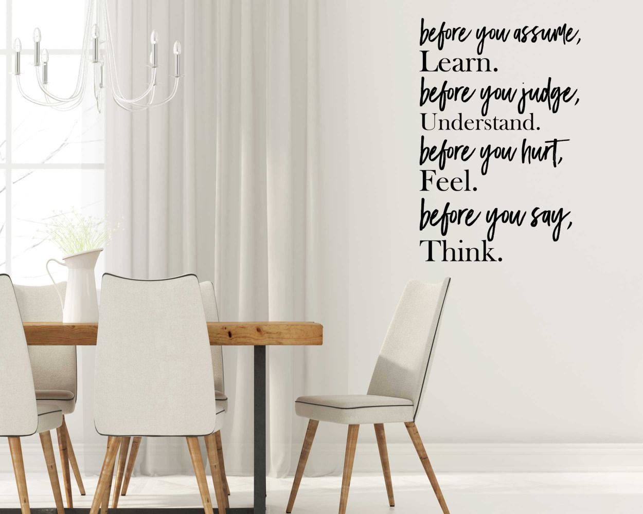 Quote wall art | Huetion 
