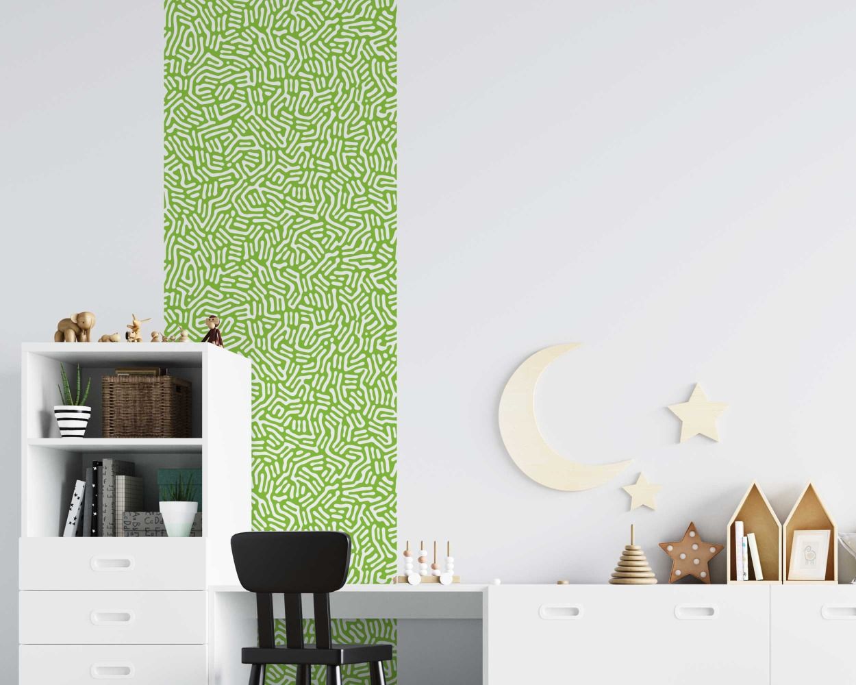 Abstract Seamless Geometric Pattern Wall Stickers For Home And Office Decoration 