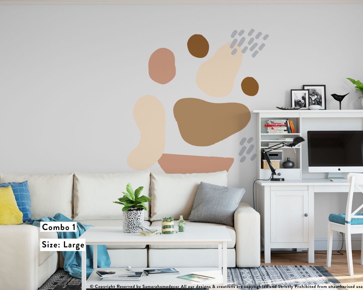 Best Bohemian Abstract Shapes Vinyl Wall Stickers