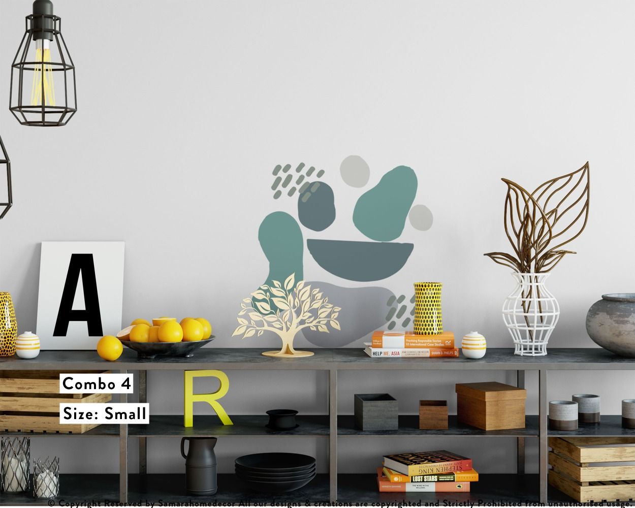 Best Bohemian Abstract Shapes Wall Stickers