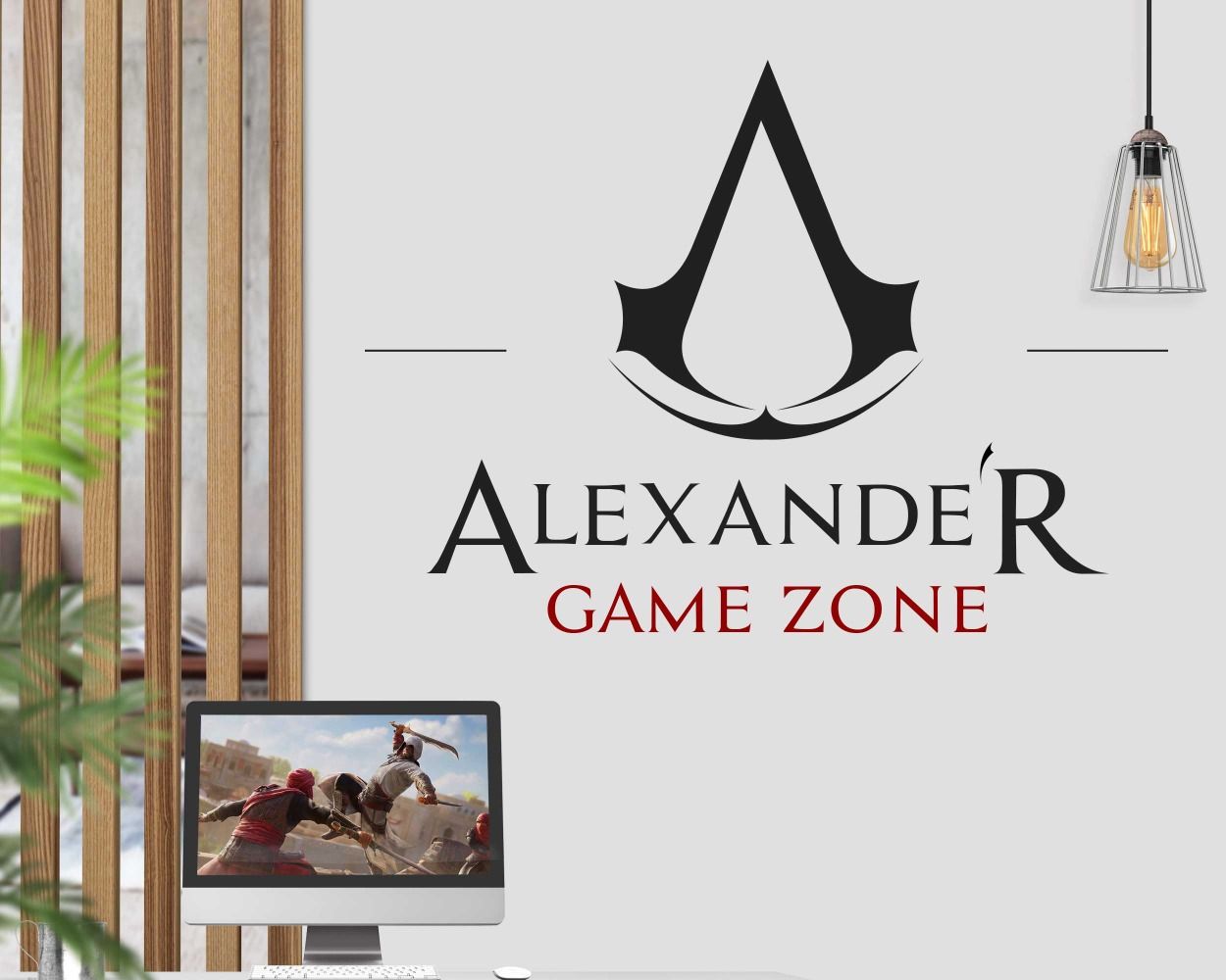 Game Zone Stickers For Boys Gaming room Wall Decor