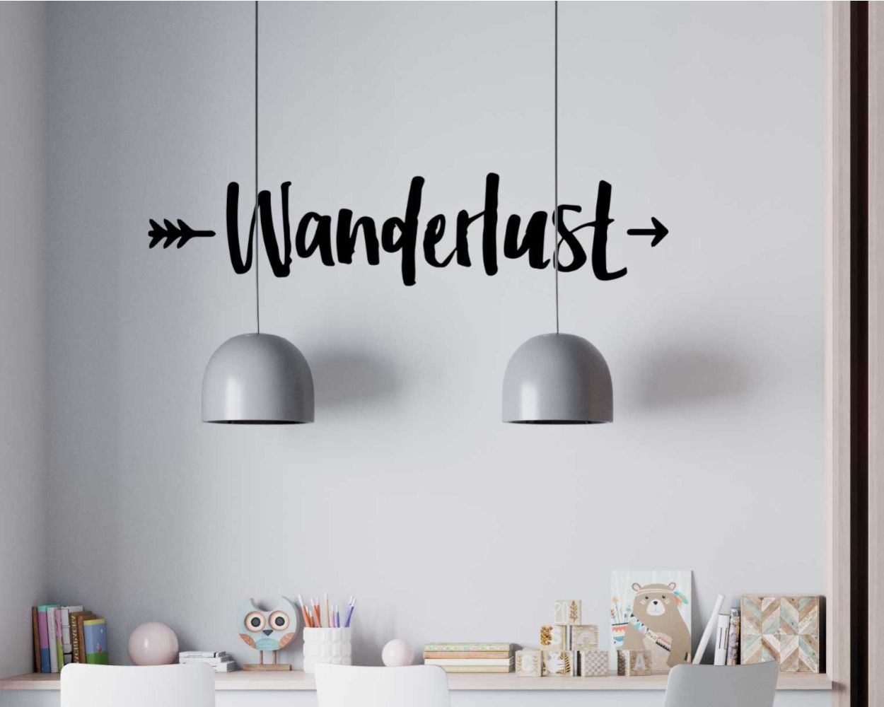 Beautiful Wanderlust Quotes Wall Stickers