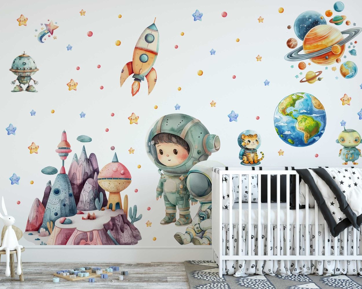 Best Astro Space Theme Wall Stickers for Kids Room Decor