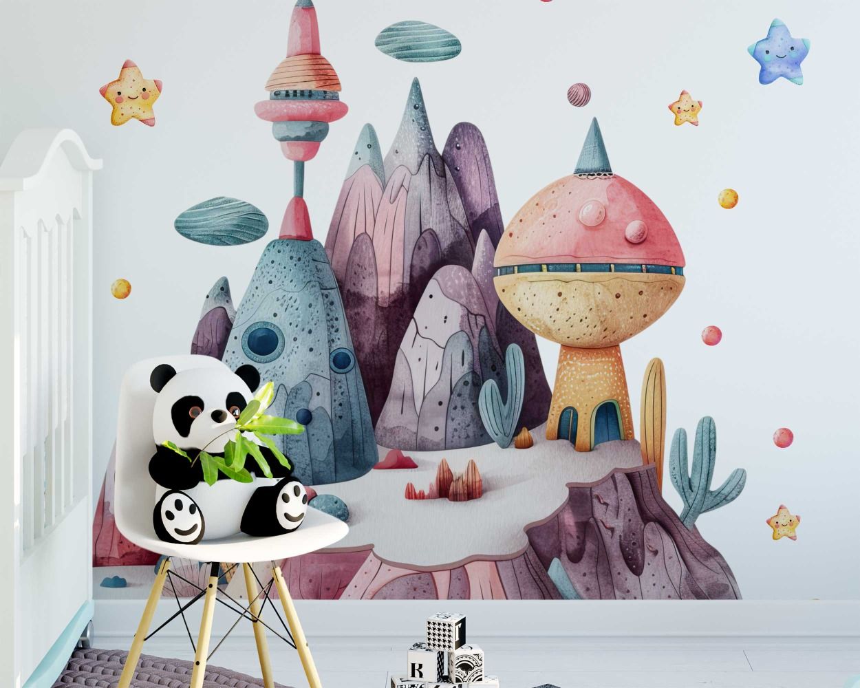 Best Beautiful Astro Space Theme Wall Decals