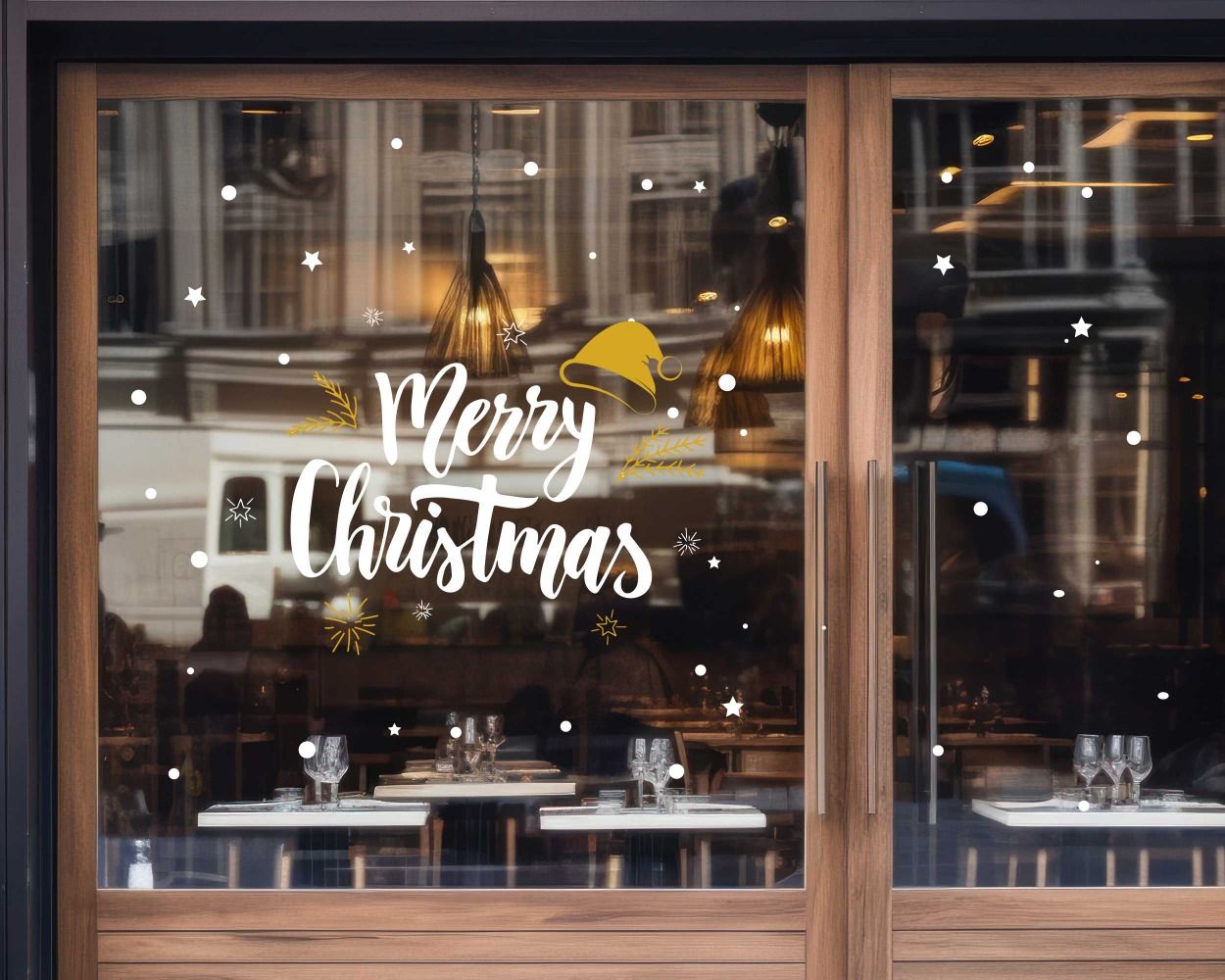 Best Celebrate Merry Christmas Glass Window Decorative Stickers