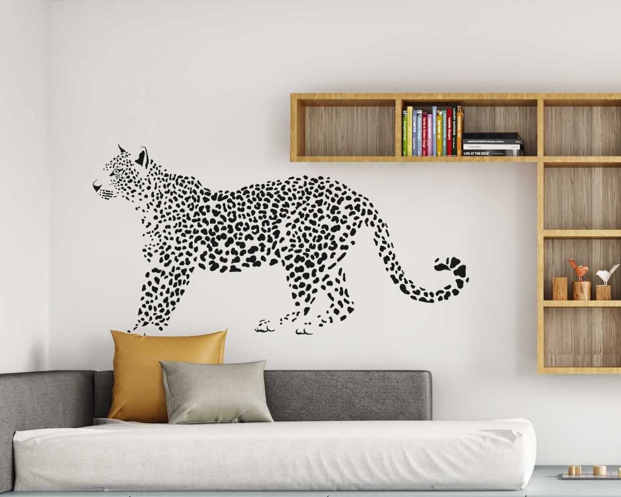 Best Cheetah Wild Animal Wall Decal For Kids Room Decoration