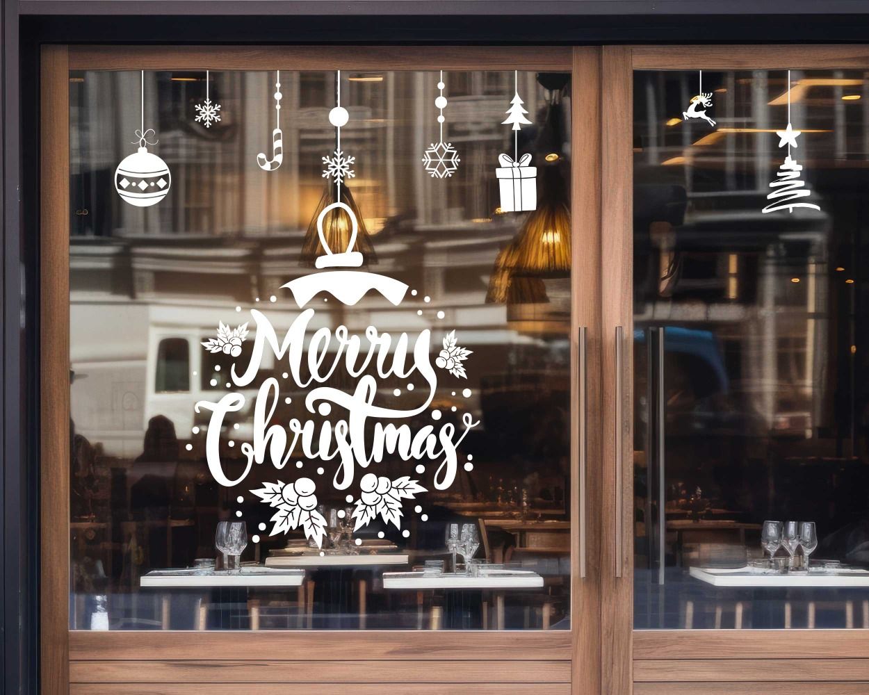 Best Creative Merry Christmas Stickers For Window Decoration 