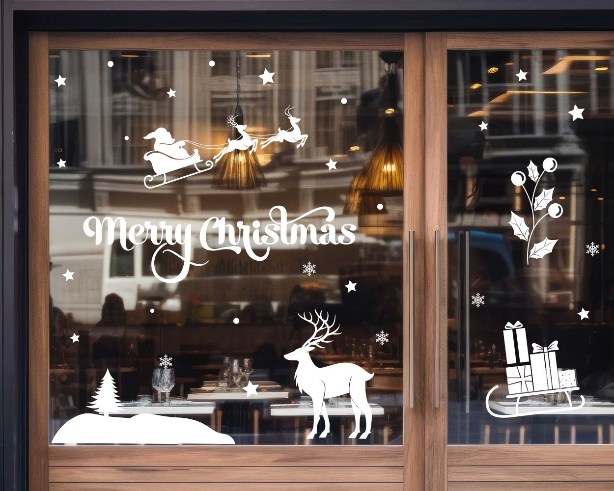 Best Merry Christmas Vinyl Stickers For Glass Window Decoration