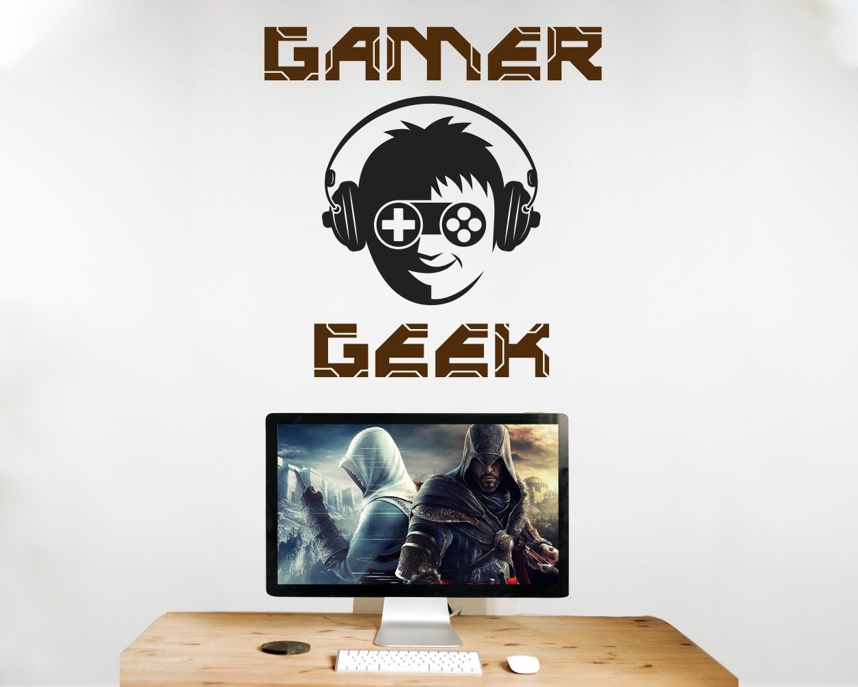 Gamer Geek Gaming Wall Stickers For Boys Room Wall Decor
