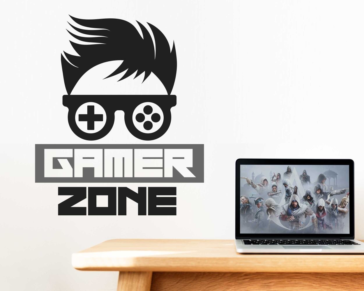Gamer Zone Gaming Wall Stickers for Boys Room Wall Decoration