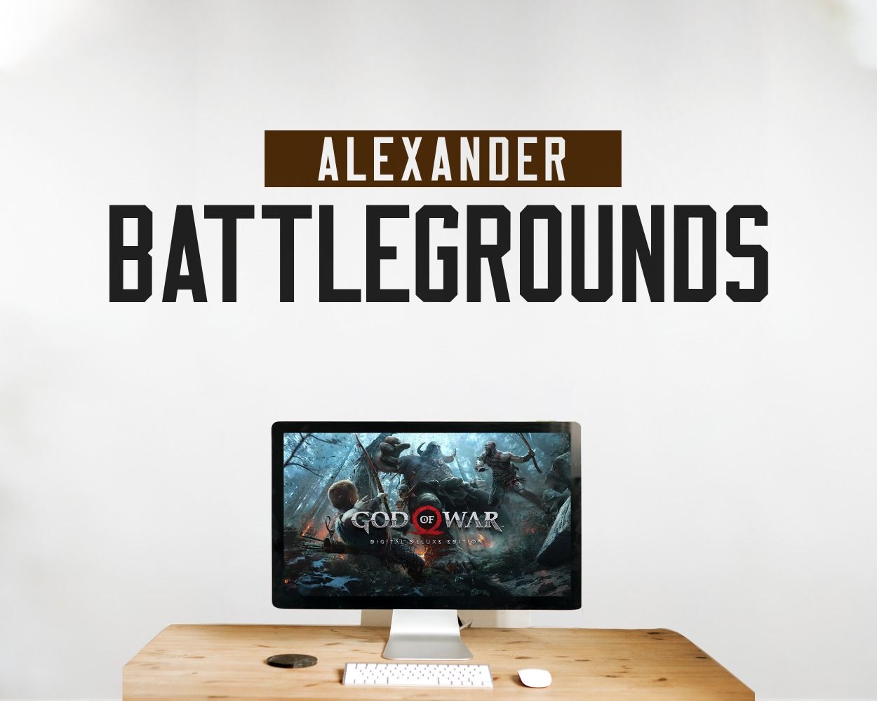 Custom Name with Battlegrounds Boys Gaming Room Wall Decals