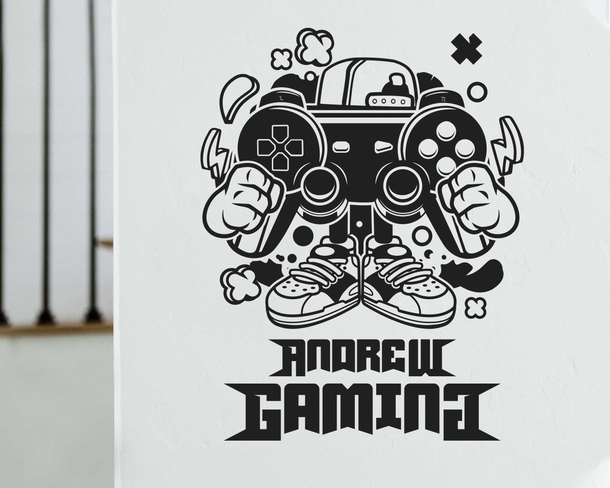 Gaming Wall Decals For Boys Gaming Room Wall Decoration