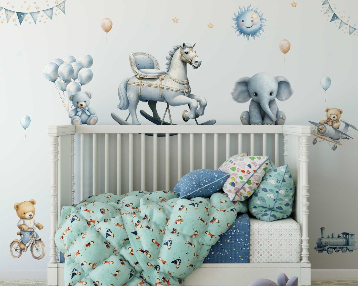 Best Beautiful Cute Animal Toys Wall Stickers
