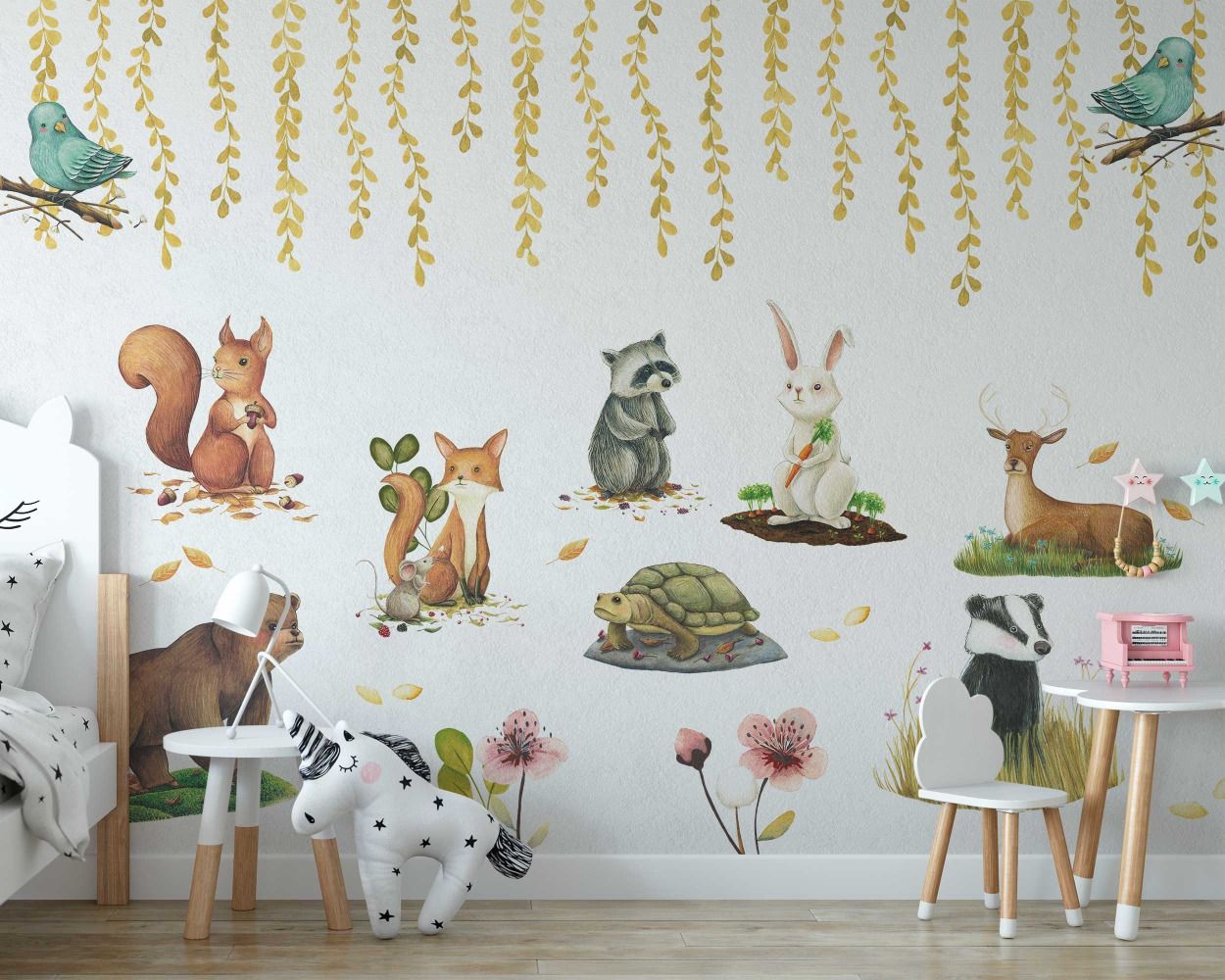 Best Cute Animals Wall Stickers For Nursery Wall Decoration