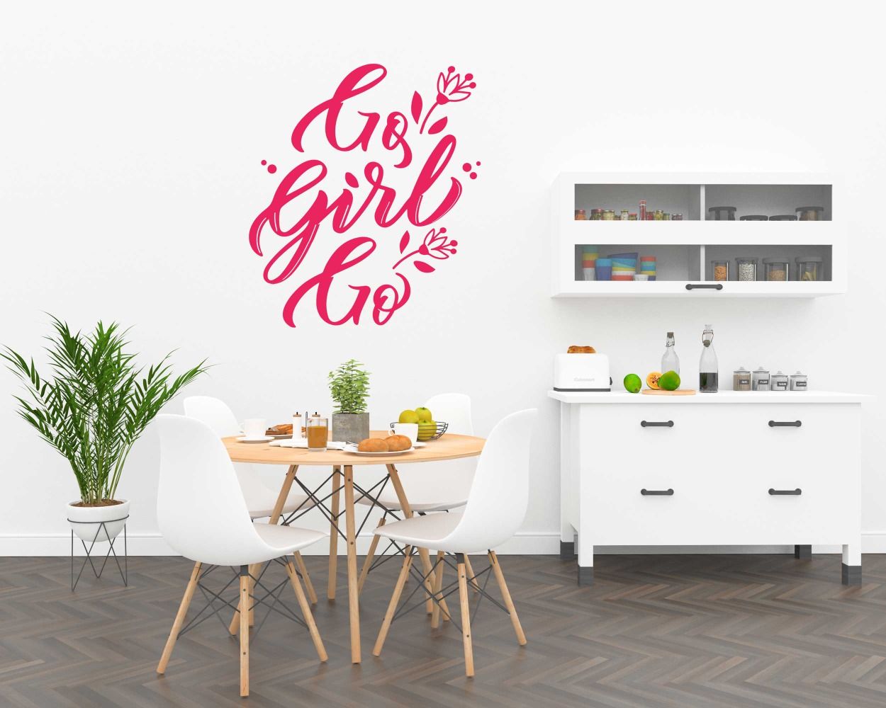 Empower Your Space With 'go Girl Go' Quotes Wall Stickers