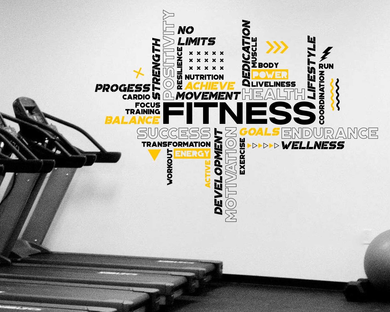 fitness wall art