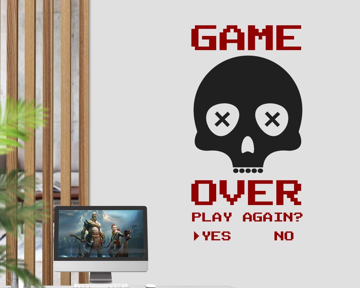 Best Game Over Wall Decals For Gaming Room Wall Decoration