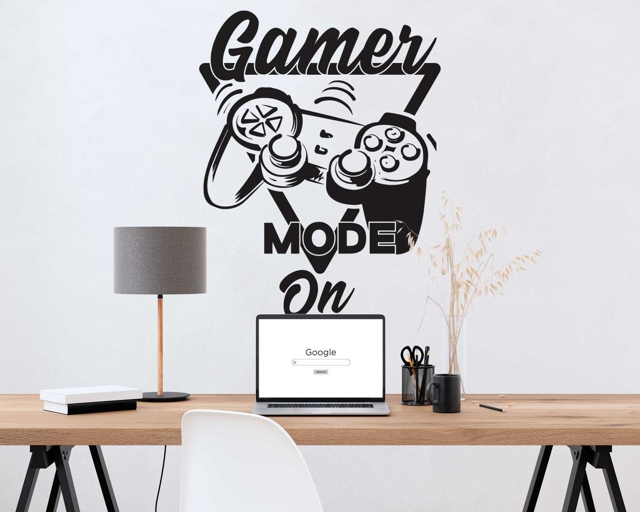 Gamer Mode On Gaming Wall Stickers for Gaming Room Wall Decor