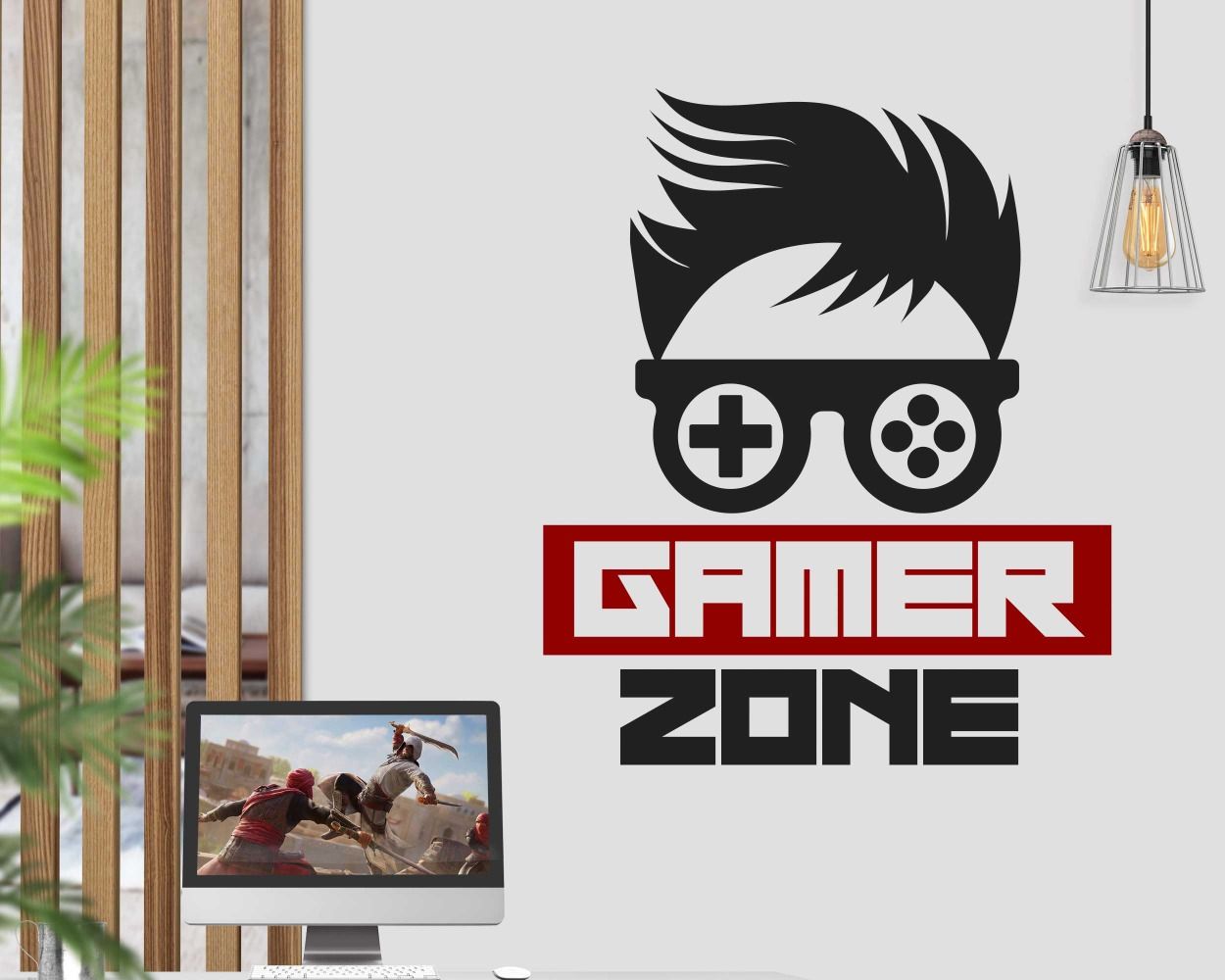 Gamer Zone Gaming Wall Stickers