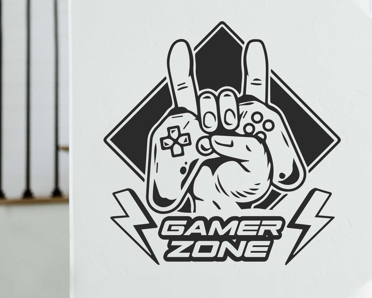 Gamer Zone Gaming Wall Stickers