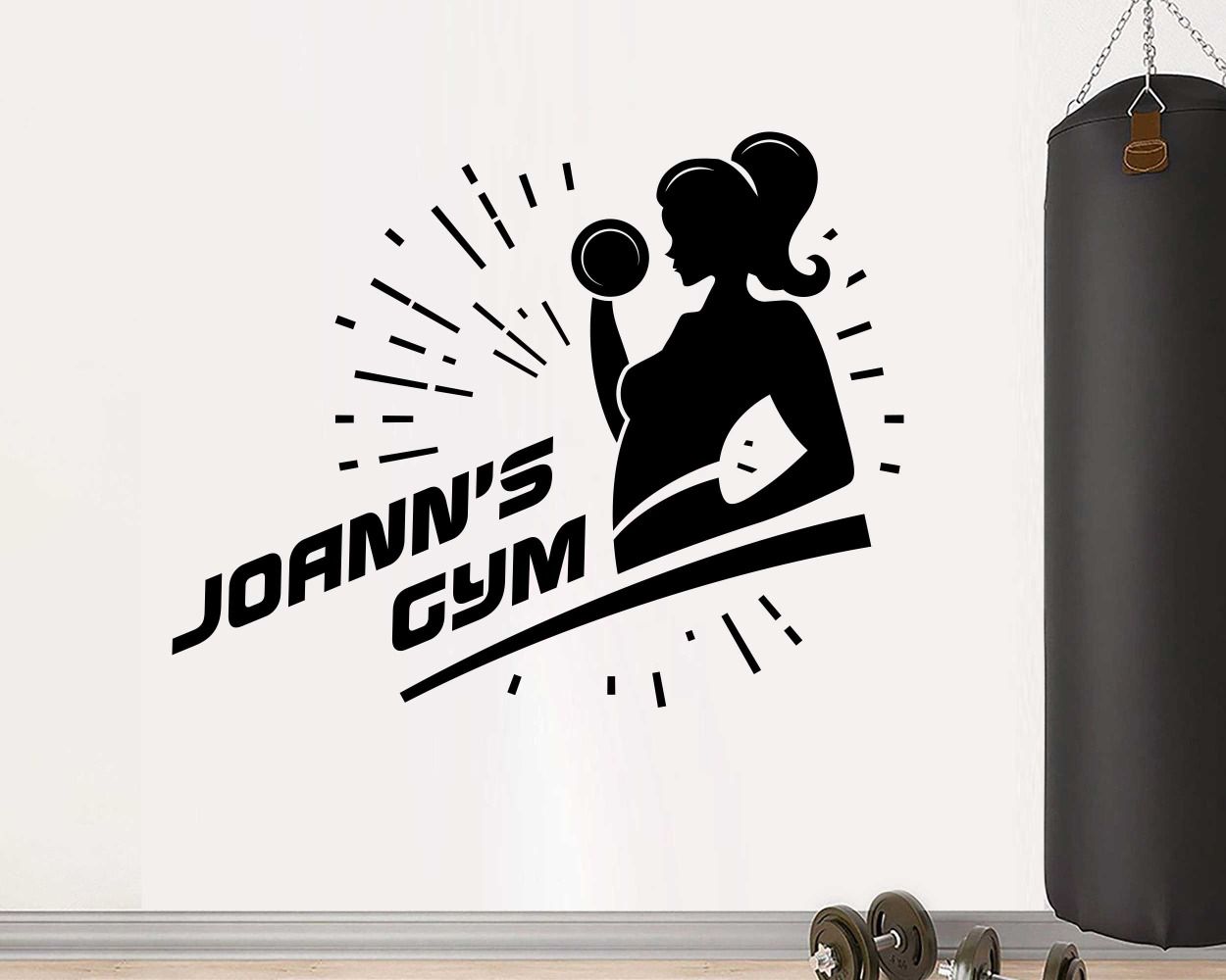 gym wall decal