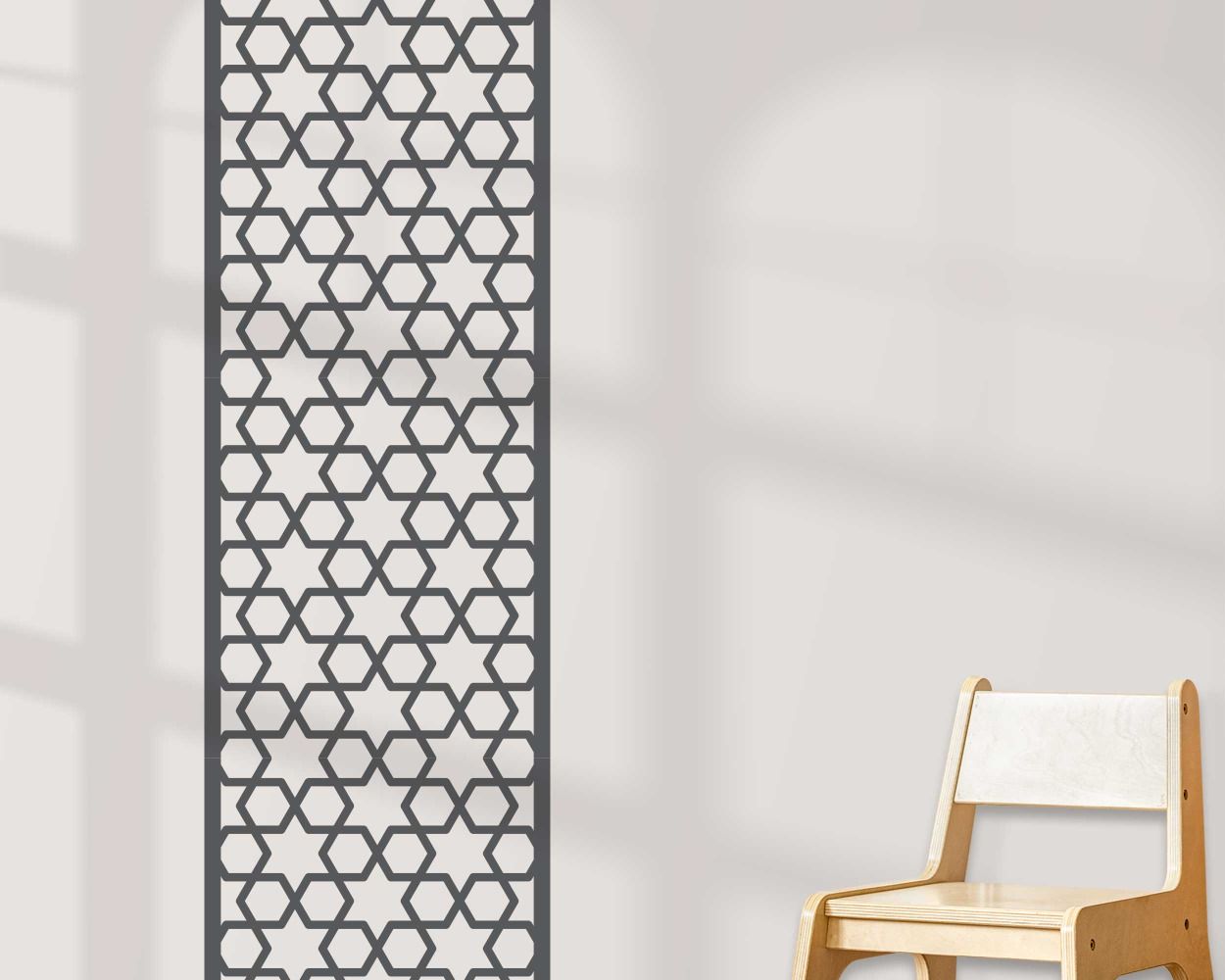 Hexagon Pattern Vector Design Wall Stickers For Home And Office Decoration 