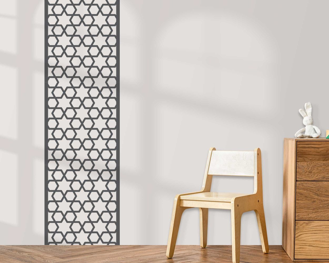 Hexagon Pattern Vector Design Wall Decals
