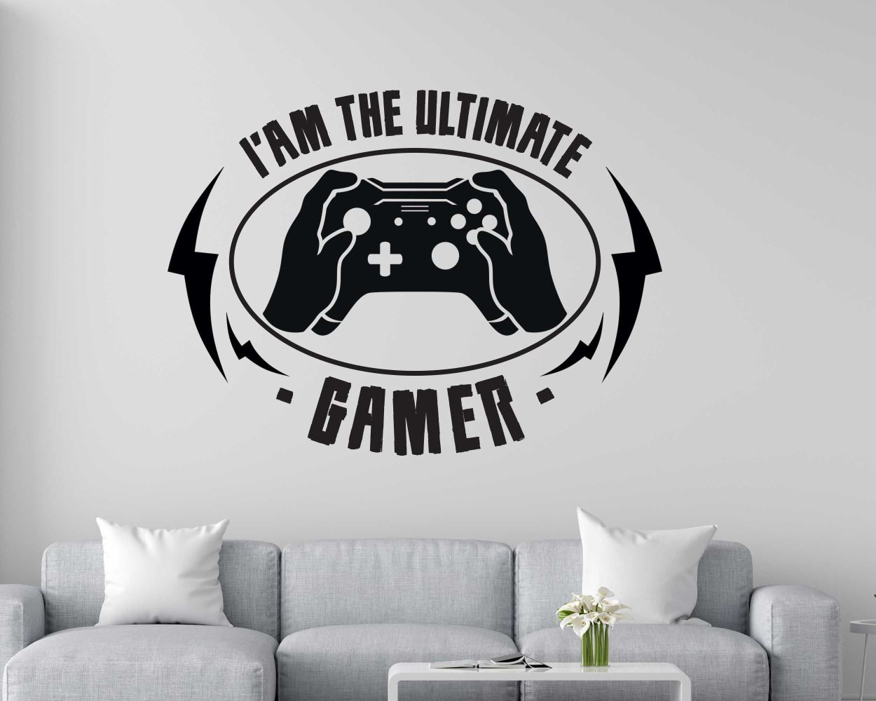 I'm The Ultimate Gamer Gaming Wall Stickers For Gamer Room Decorations