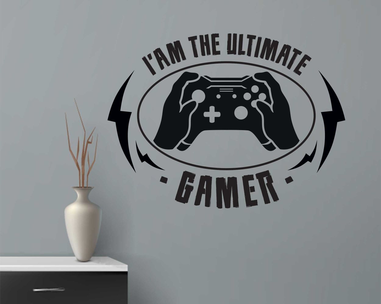 I'm The Ultimate Gamer Gaming Wall Decals For Gamer Room Decorations