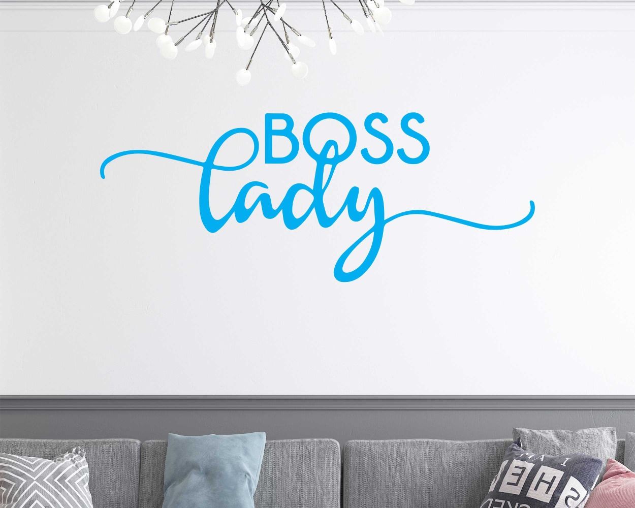 Beautiful Lady Boss Quote Vinyl Wall Stickers