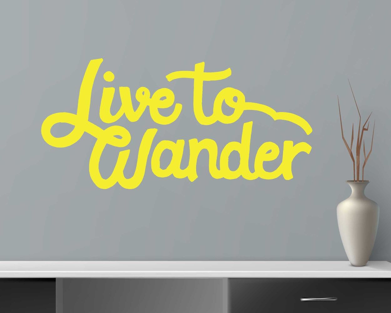 Live In Wander Beautiful Motivational Quote Wall Decals