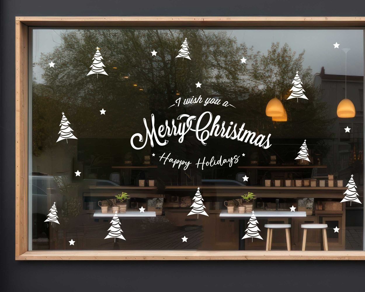Best Merry Christmas Stickers For Shop Window Decoration