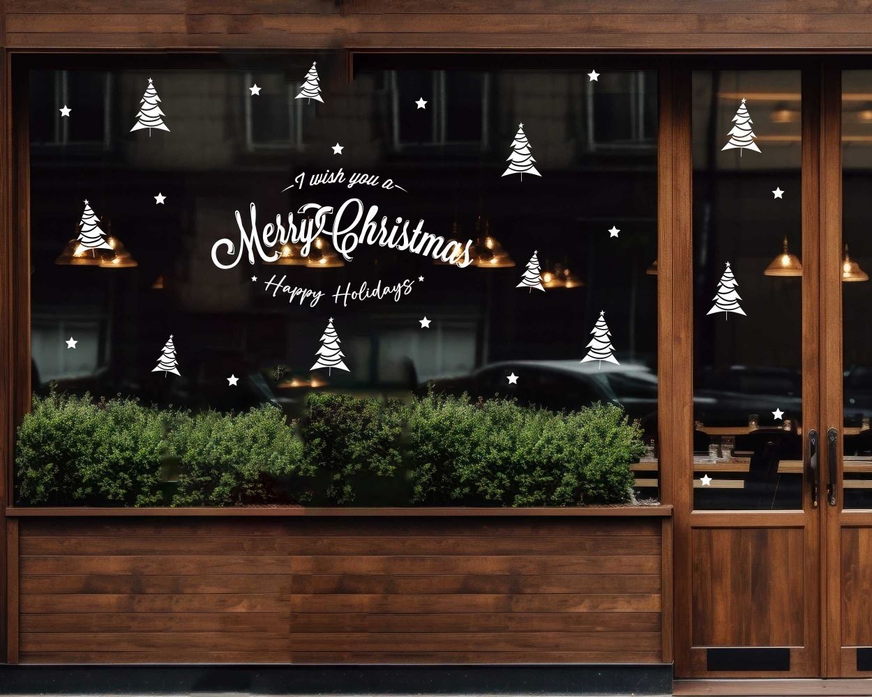  Merry Christmas Window Decals