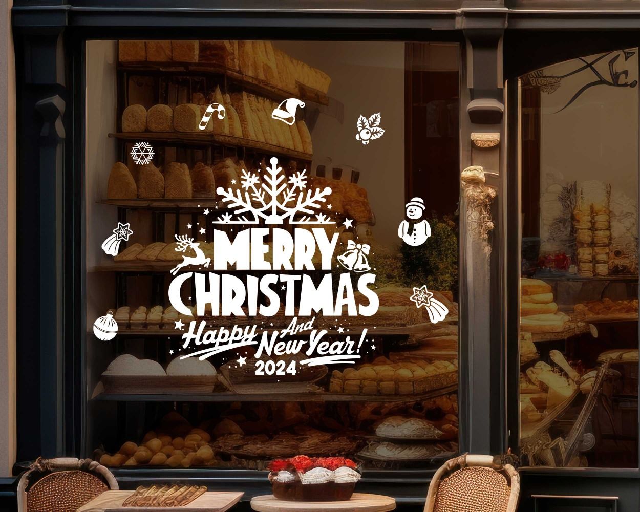 Best Merry Christmas Window Stickers