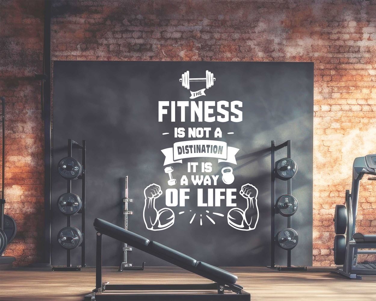 Best Motivational Gym Wall Quotes Stickers