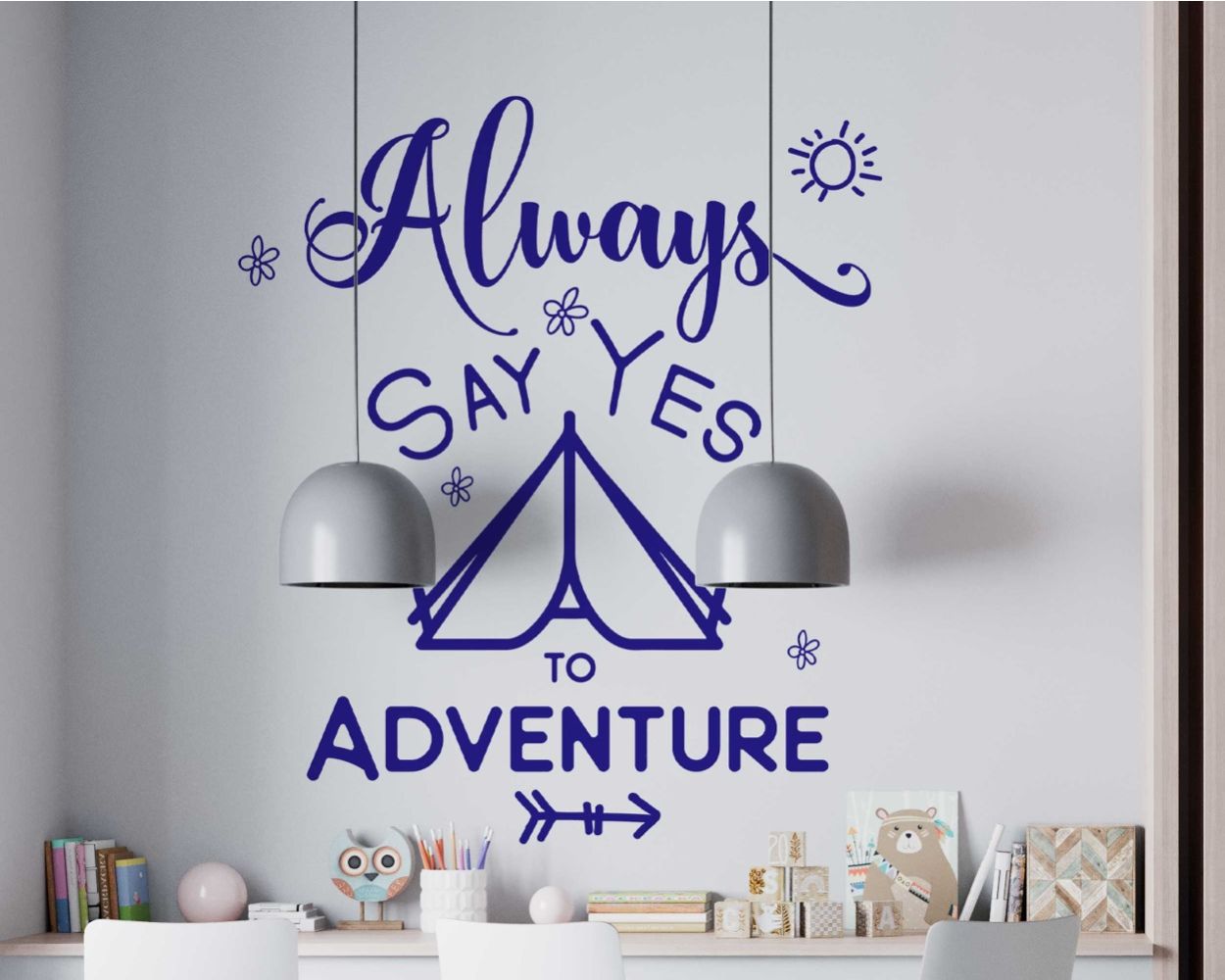 Always Say Yes To Adventure Quotes Wall Decals