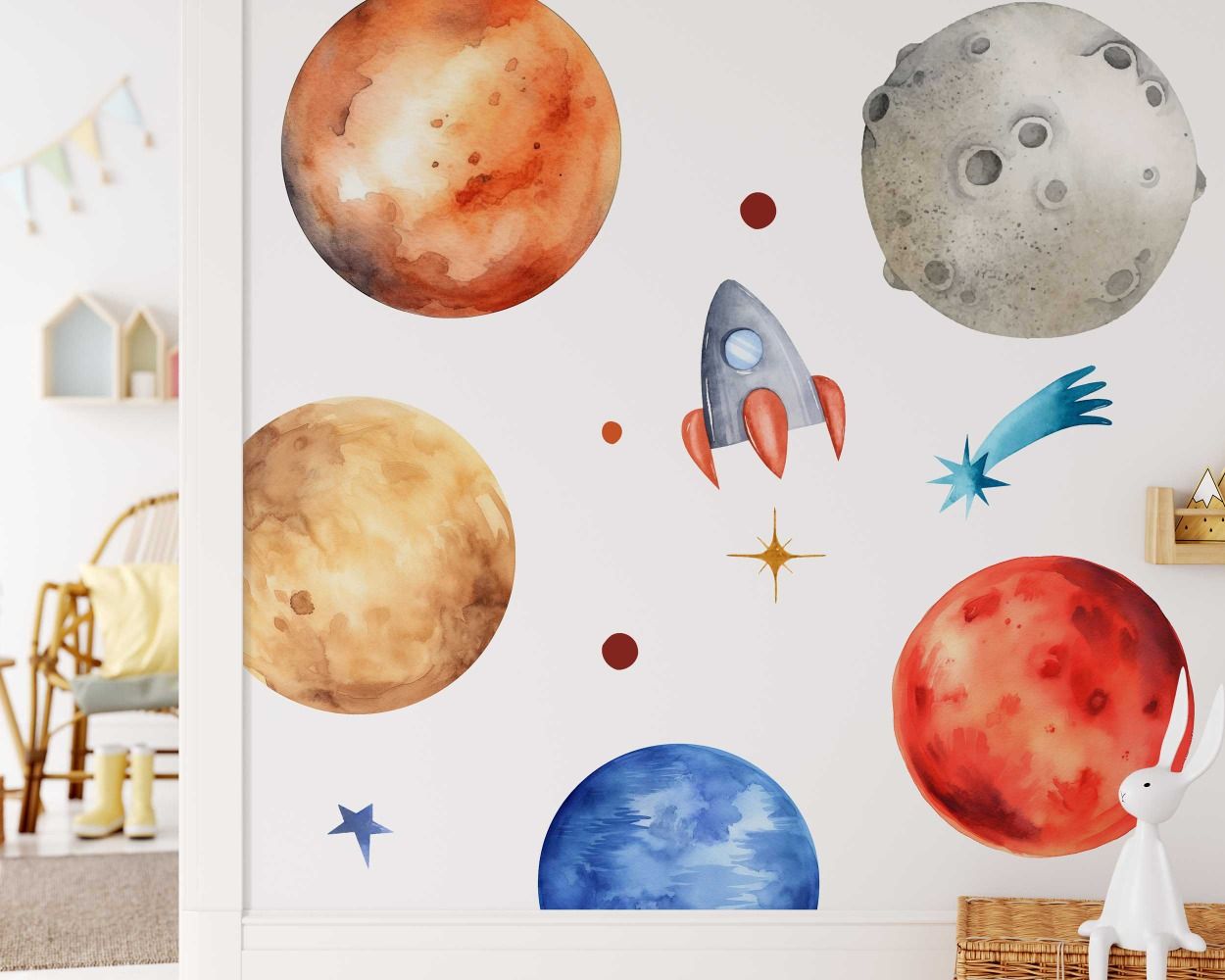 beautiful space wall stickers