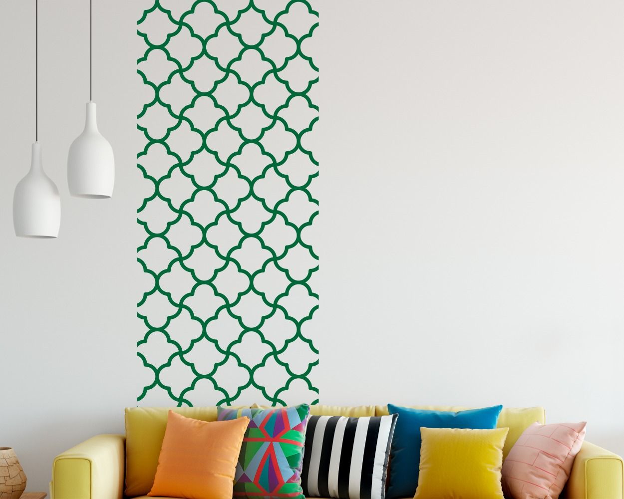 Quatrefoil Pattern Design Wall Decals