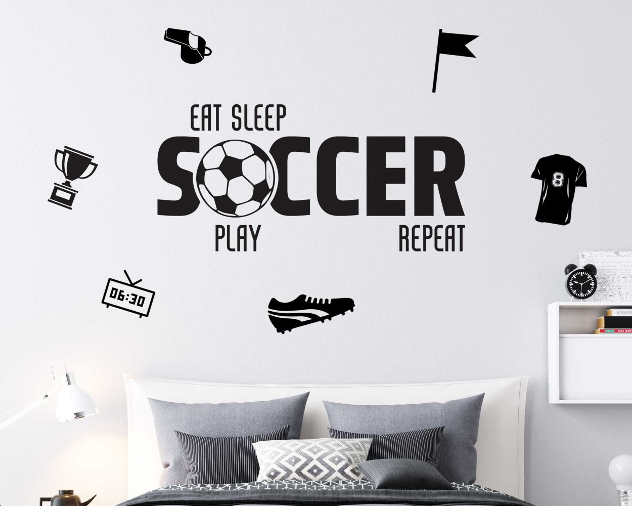 Sports Wall Stickers For Boy Room Wall Decor