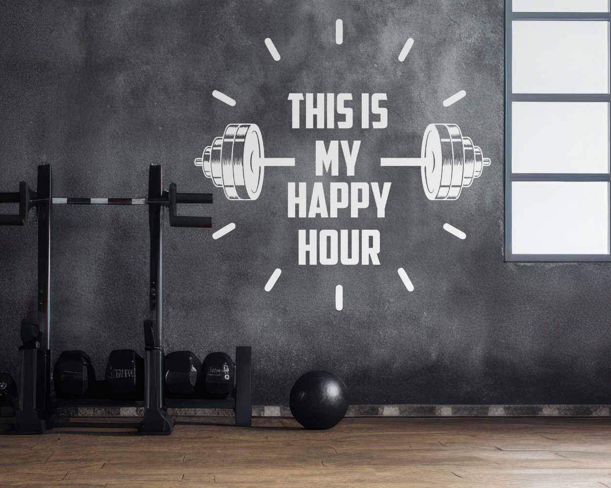 Motivational Gym Quotes Wall Decals