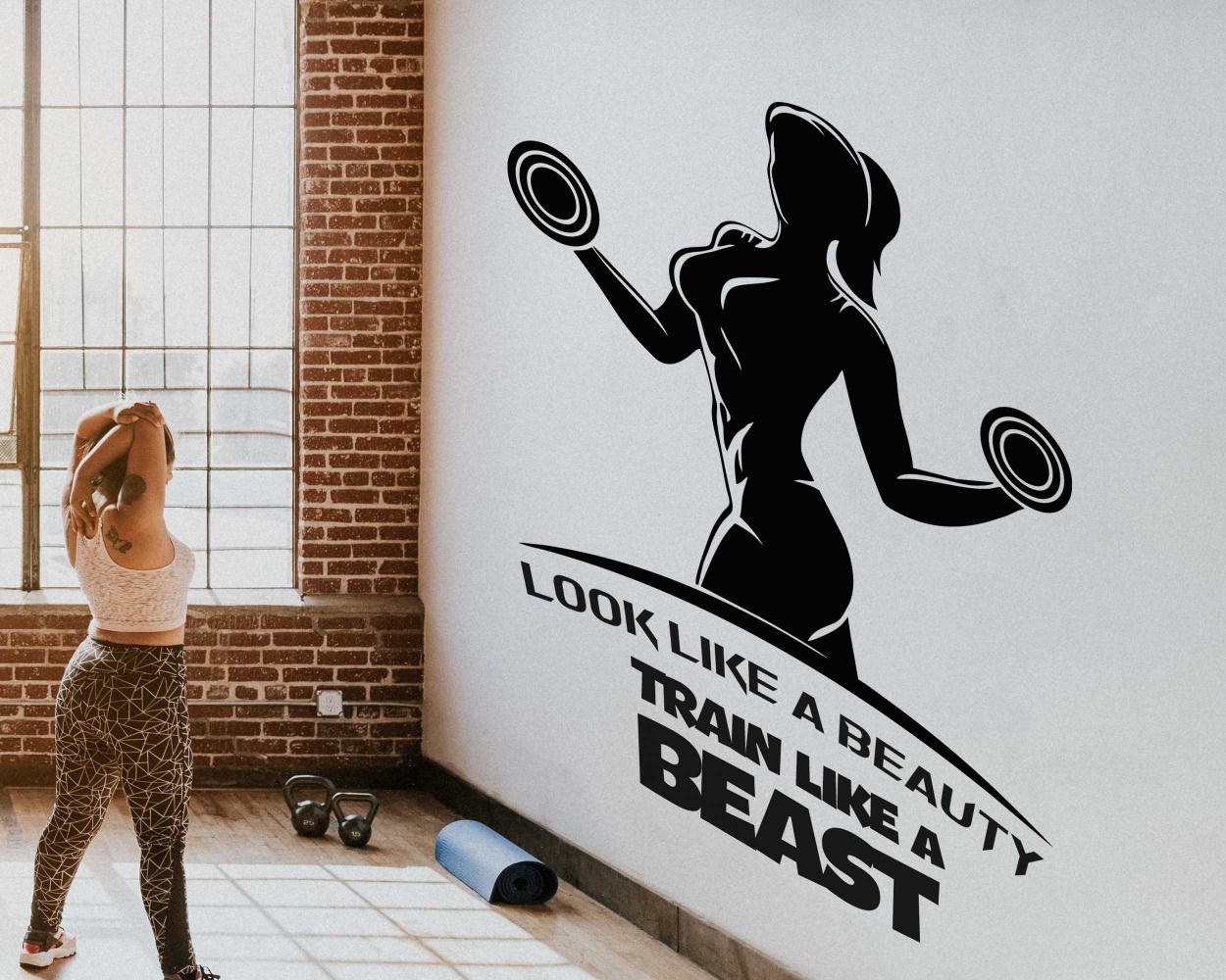 Motivating Wall Quotes Decals For Gym Decor