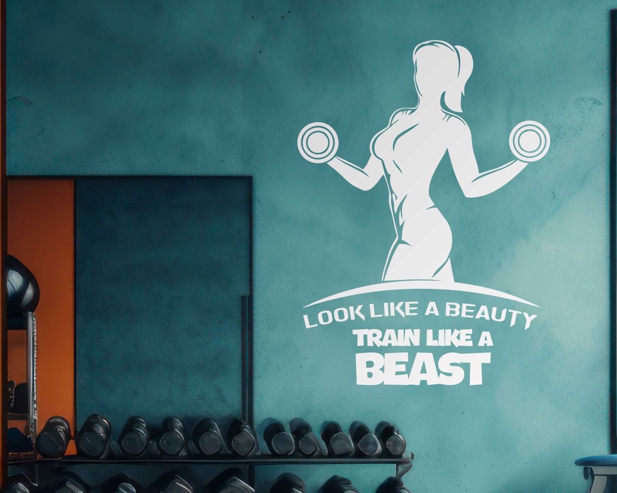 Gym Quotes Wall Stickers