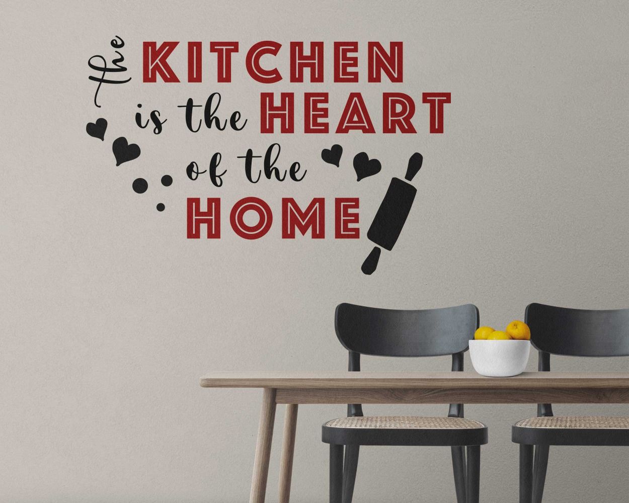 wall quotes decal or kitchen wall decoration